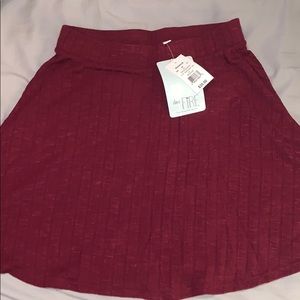 Burgundy Skirt